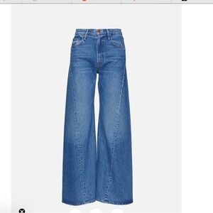 MOTHER JEANS THE LEMON TWIST WIDE LEG